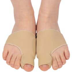 INF ločevalnik prstov za hallux valgus / podporne nogavice za ločevanje prstov 1 par beige, (21247434) Cene