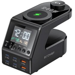 BlitzWolf BW-FW10 punjač i LED budilica 240 W Cene