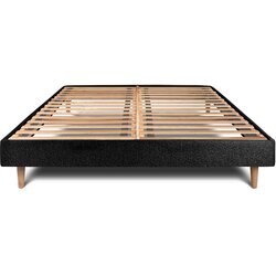 Sommeil de plomb Vzmetni boksi z letvami 140x190 cm - Blago Oblazinjena kodrasti učinek - Sestavljanje, (21609281) Cene