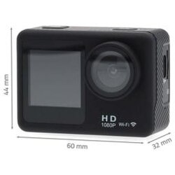Nedis ACAM31BK Dual screen action cam with HD 1080p@30fps resolution Cene