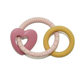 Petite & Mars Silicone teether grizalo Love 0 m+ 1 kos Cene