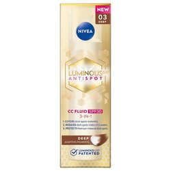 Nivea luminous 630 cc fluid SPF 30 tamna, 40ml Cene