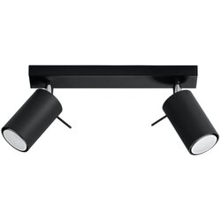 Nice Lamps Črn stropni reflektor Sollux Etna Cene