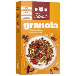 3Bears Granola s kikirikijem i kakaom - 325 g Cene