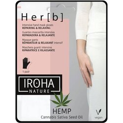 IROHA NATURE Cannabis Seed Oil Hand & Nail Glove Mask - 1 k. Cene