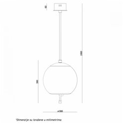 monari 31 VISILICA 10W 2800K Cene