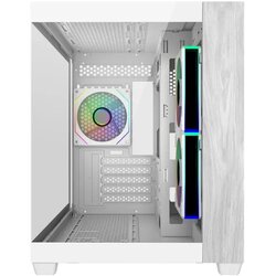 Cooler Master Elite 481 Wood Mini Tower White Cene