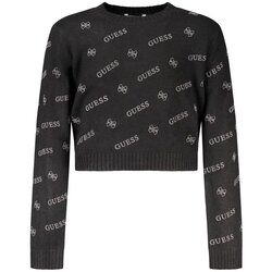 Guess Jeans pulover za djevojčice od mješavine vune i alpake crni Cijene