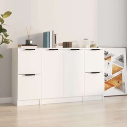  Komode bijela 3 kom od konstruiranog drva Cijene