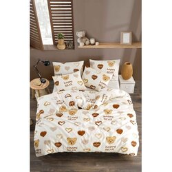 Teddy Bear Heart Mustard Set Posteljine Cene