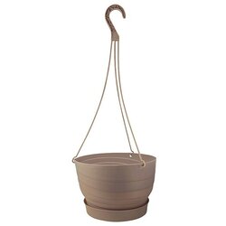 Mareš Viseči cvetlični lonec Twister (Plastika, Mocca rjava, Premer: 26 cm) Cene