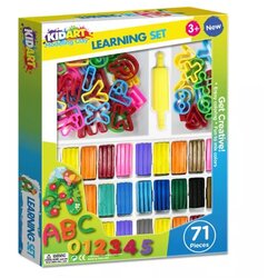 KidArt komplet plastelina s formami za številke in črke - 71 kosov Cene