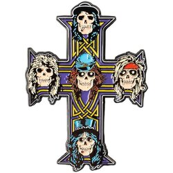 Guns N' Roses magnet s motivom križa i lubanja Cene