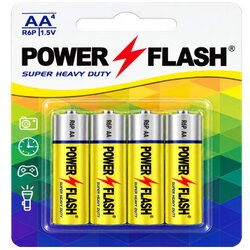 POWER FLASH Baterija Karbonska R6S AA 45min 4/1 Cene