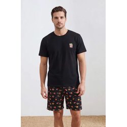 Trendyol muški set pidžama Tmnss26Pt00029, crna-crna Cene