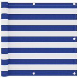 vidaXL balkonski zastor bijelo-plavi 90 x 500 cm od tkanine Oxford Cijene