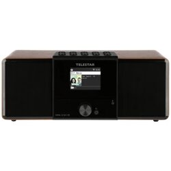 Telestar DIRA S 32i CD (holzoptik) CD radio DAB+ (1012), UKW (1014), internet DLNA, WLAN, USB, CD, Bluetooth®, internetski radio uklj. daljinski upravljač drvo (tamno) Cene