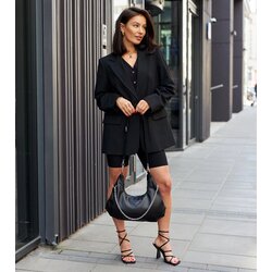 Gemre Black shoulder bag with chain Bikata Cijene