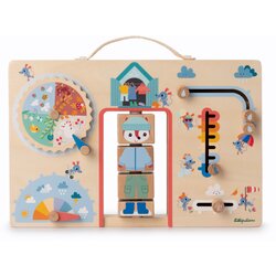 Lilliputiens® Activity Board - oblačimo se v skladu z vremenom - lisica Alice Cene