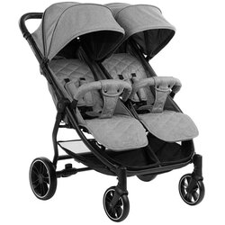 Kikka Boo kolica za blizance HAPPY 2 light grey (KKB40007) Cene