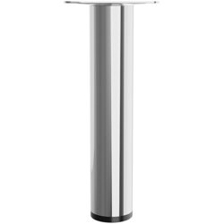WALTECO noga za pohištvo (do x š x v: 3 x 3 x 15 cm, ø x v: 3 x 15 cm, nosilnost izdelka: 50 kg, jeklo, srebrna) Cene