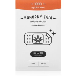 Konopný táta Patches 1000 mg CBD grelni obliž s CBD-jem 10 kos Cene
