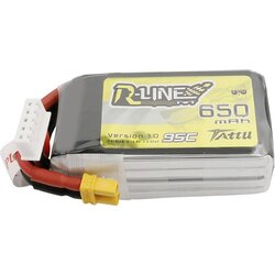 Tattu lipo akumulatorski paket za modele 14.8 V 650 mAh Število celic: 4 95 C mehka torba XT30, (20438743) Cene