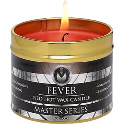Master Series Fever - parafinska svijeća za tijelo - crvena (120g) Cene