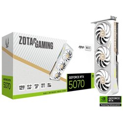 Zotac Grafična kartica nVidia RTX5070 AMP bela - 12GB GDDR7 (ZT-B50700FQ-10P), (22147964) Cene
