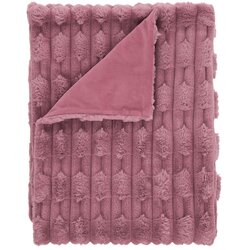 Bianca Ružičasta deka od mikropliša 150x200 cm Carved Fur – Cene