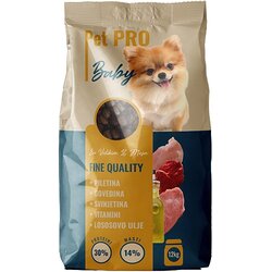 Pet Pro baby suva hrana za štence i malde pse svih rasa sa piletinom, govedinom i svinjetinom 12kg Cene