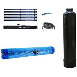 PROFI set za pranje solarnih panela pod pritiskom (620mm, 120bar, 250qm/h, 12m karbon teleskop, di-filter) Cene
