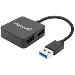 Manhattan 162296 3.2 G1/5Gbps/Crni USB HUB 4port Cene