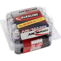 Ansmann 1x20 Alkaline Mignon AA LR 6 red-line Box Cene