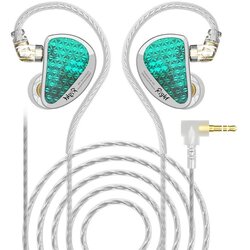 KZ AS16 PRO Cyan NO MIC - in-ear headphones, green Cene