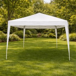 Paviljon 3x3m sa mehanizmom za sklapanje - beli Cene