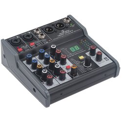 Soundsation 4-kanalni profesionalni mikser MIOMIX 202UFX, 16.6x16.5x6.6cm, Sivi Cene