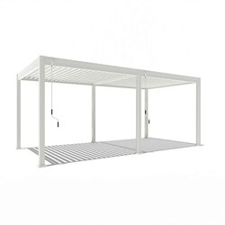 Gardenson Pergola Superior, Bela, 3x6m Cene