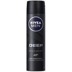 Nivea Men Deep Black Carbon 48H antiperspirant deodorant v spreju 150 ml za moške Cene