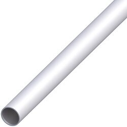 gah alberts Okrogla cev Kantoflex (Ø x D: 8 mm x 1.000 mm, aluminij, srebrna, eloksirana) Cene