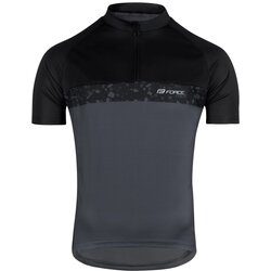 FORCE TEXTIL Dres FORCE ROCK kratki rukav, siva-crna M Cene