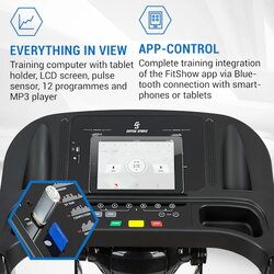 Capital Sports F120 Pro, tekalna steza, vzmetenje 4P-AntiShock, masažna postaja, (20598692) Cene