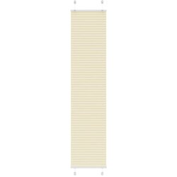 vidaXL Plisirana zavjesa krem boje 50x200 cm Širina tkanine 49 4 cm Poliester - Krema 50 x 200 cm Cijene