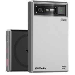 Moxom Power bank mx-pb178 meteorite magsafe qc22.5w+15w magnetic fast 10000mah sivi ( BAT9444 ) Cene