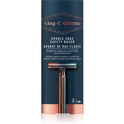 King C. Gillette Klasični brivnik in 5 britvic z dvojnim robom DOUBLE EDGE Cene
