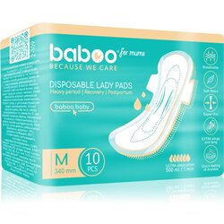 Baboo Postpartum Maternity Pads poporodni vložki za enkratno uporabo velikost M 10 kos Cene