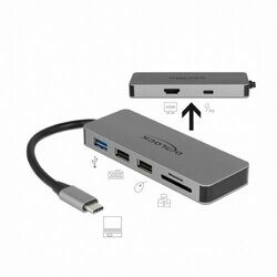 Delock Pretvornik USB 3.1 Tip-C - Docking station 4K + Hub Cene