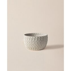 Madame coco Saksija za cveće Dolly, 24cm, Bela Cene