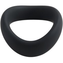 Pulselock Cocktura - uvijeni silikonski prsten za penis (crni) - 45 mm Cene