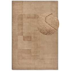 Villeroy & Boch Bež ručno rađen vuneni tepih 190x280 cm Charlotte – Cene